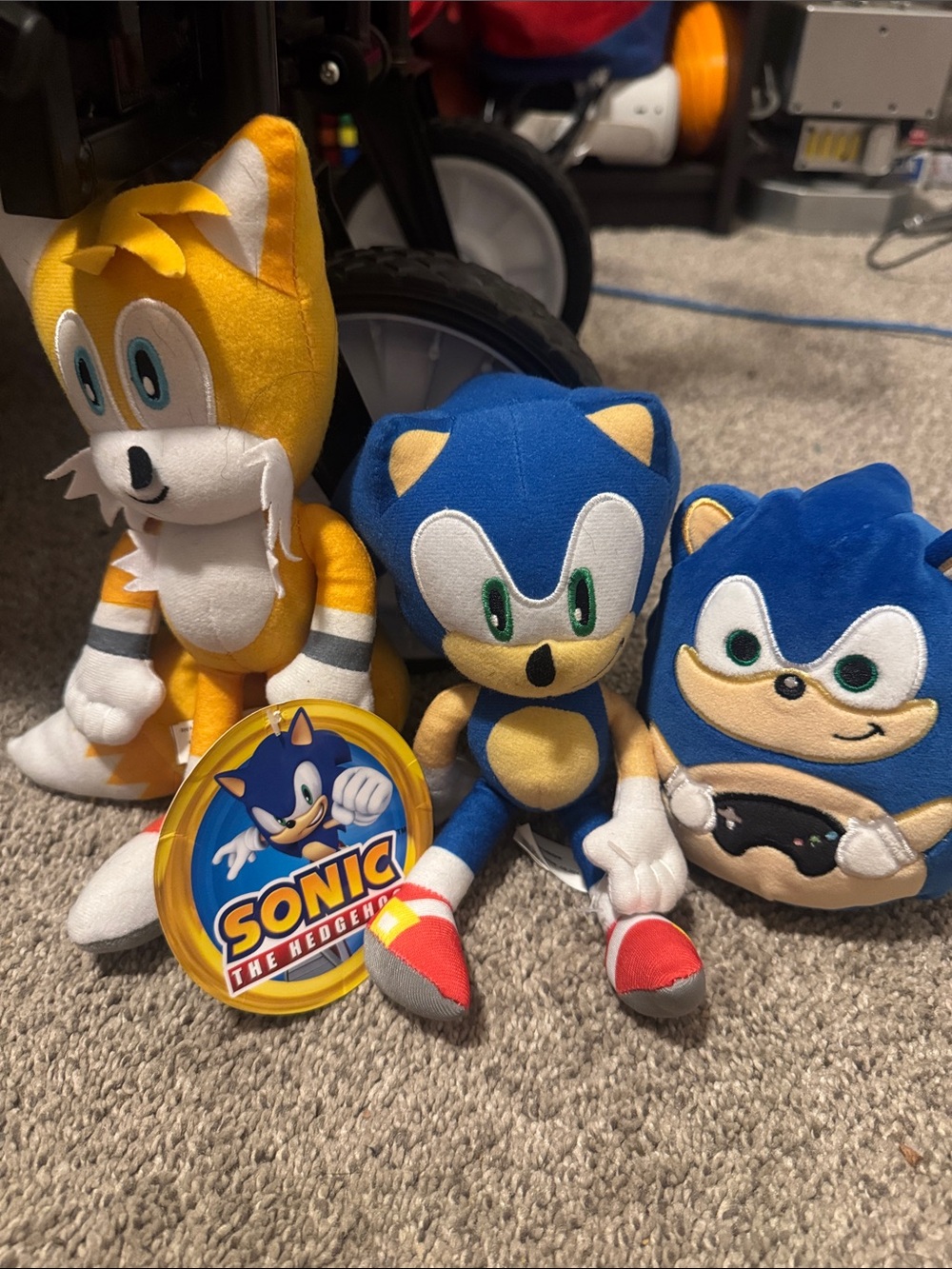 Sonic & Tails Plush Duo - Blue and Yellow Soft Stuffed Characters